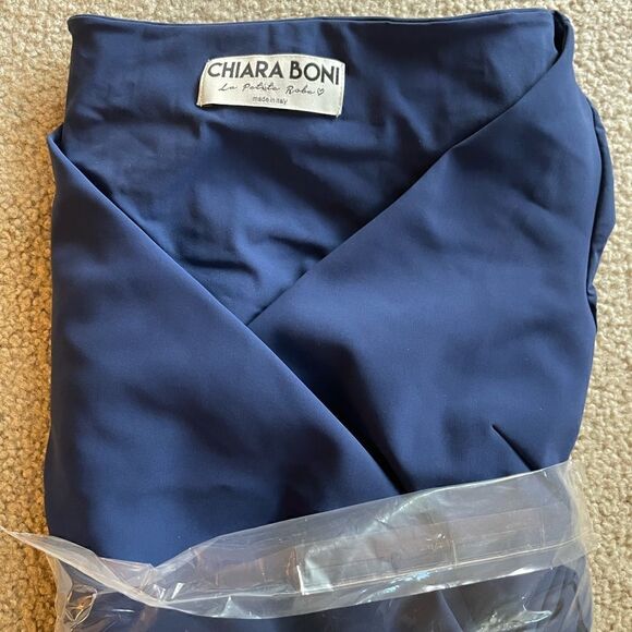 Chiara Boni La Petite Robe Zalfa Ruched Gown Size 38-US 2 NWOT - Picture 6 of 14